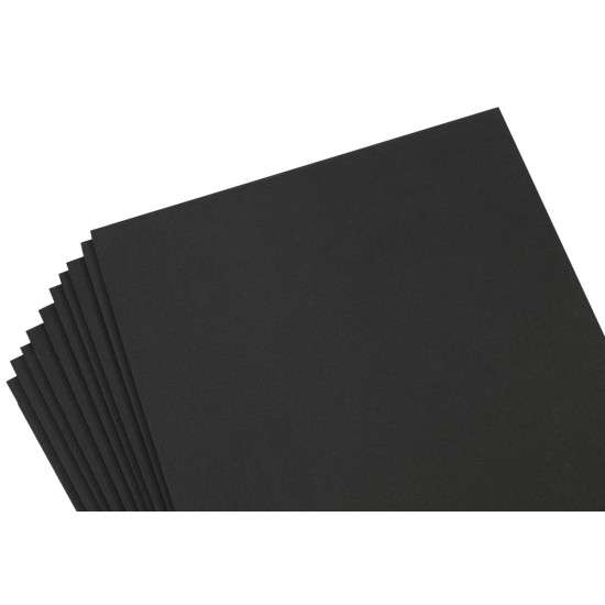 Фоаміран 1,8мм,  10 аркушів 20х30  -  чорний (7490-18-28)