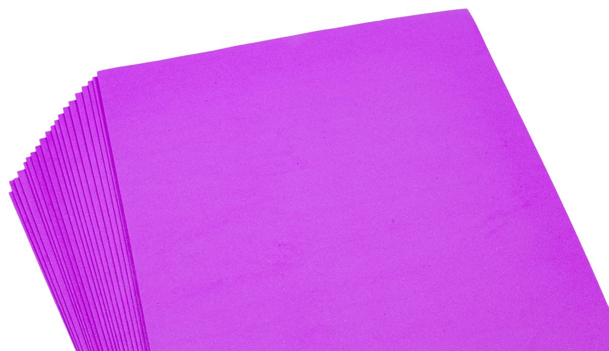 Фоамиран 1,0мм темно-розовый - 20листов, 5095-1-004 (5095-1-004)