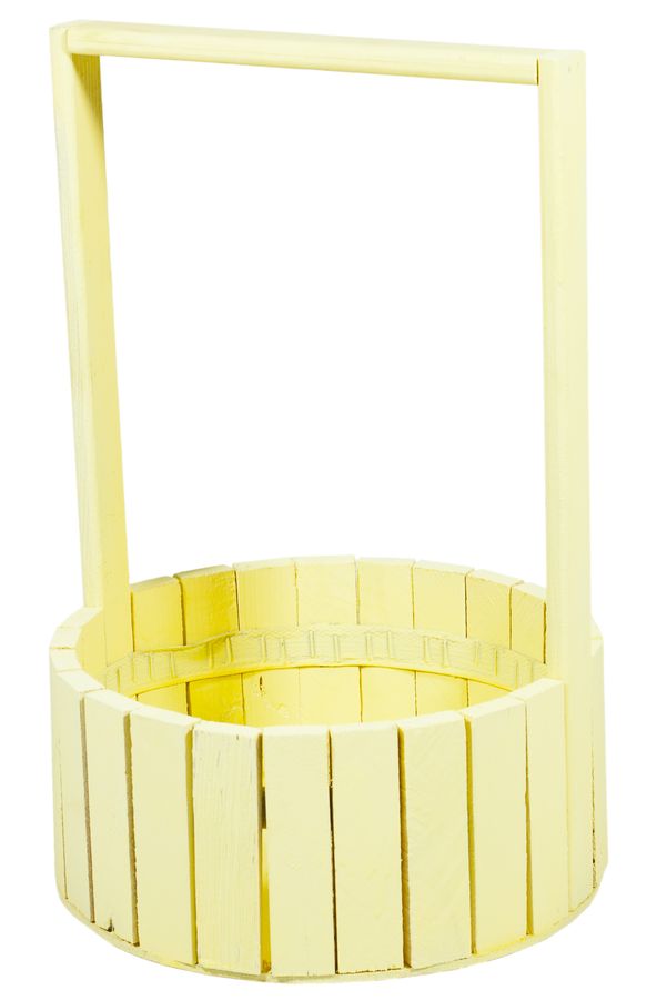 Кошик пісчаний дерев'яний  круглий великий BW-230    35\22\10 (BW-230 sand)