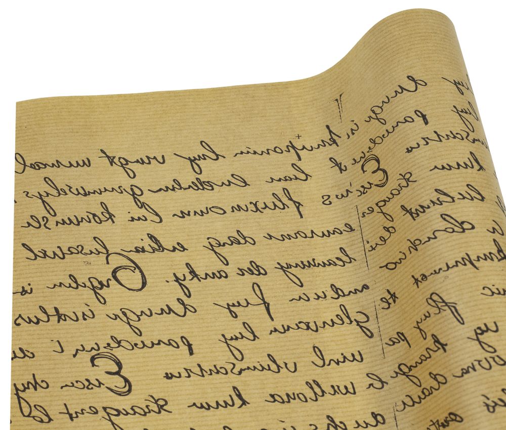 Бумага упаковочная крафт-двосторонний 0,7 х 7м Бежевый Unison (Пт 428.17)