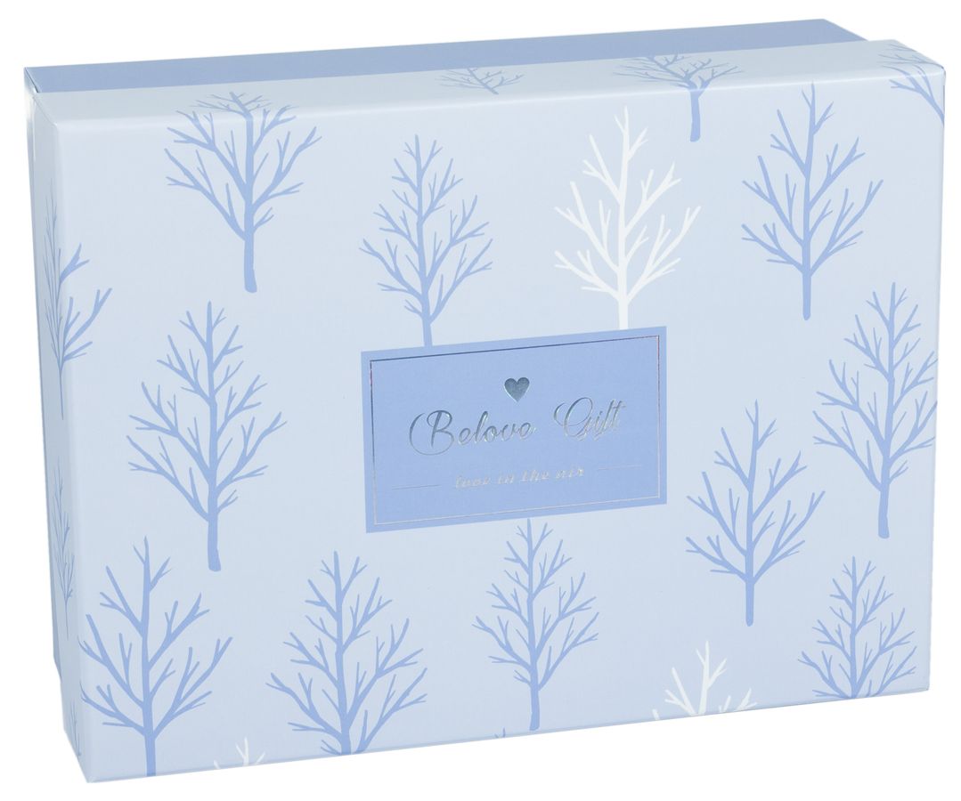 Подарункова коробка 9700-23, прямокутна блакитна, 28х21х11cm/25х18х10/22.5х15.5х9cm   3шт. в наборі (9700-23)