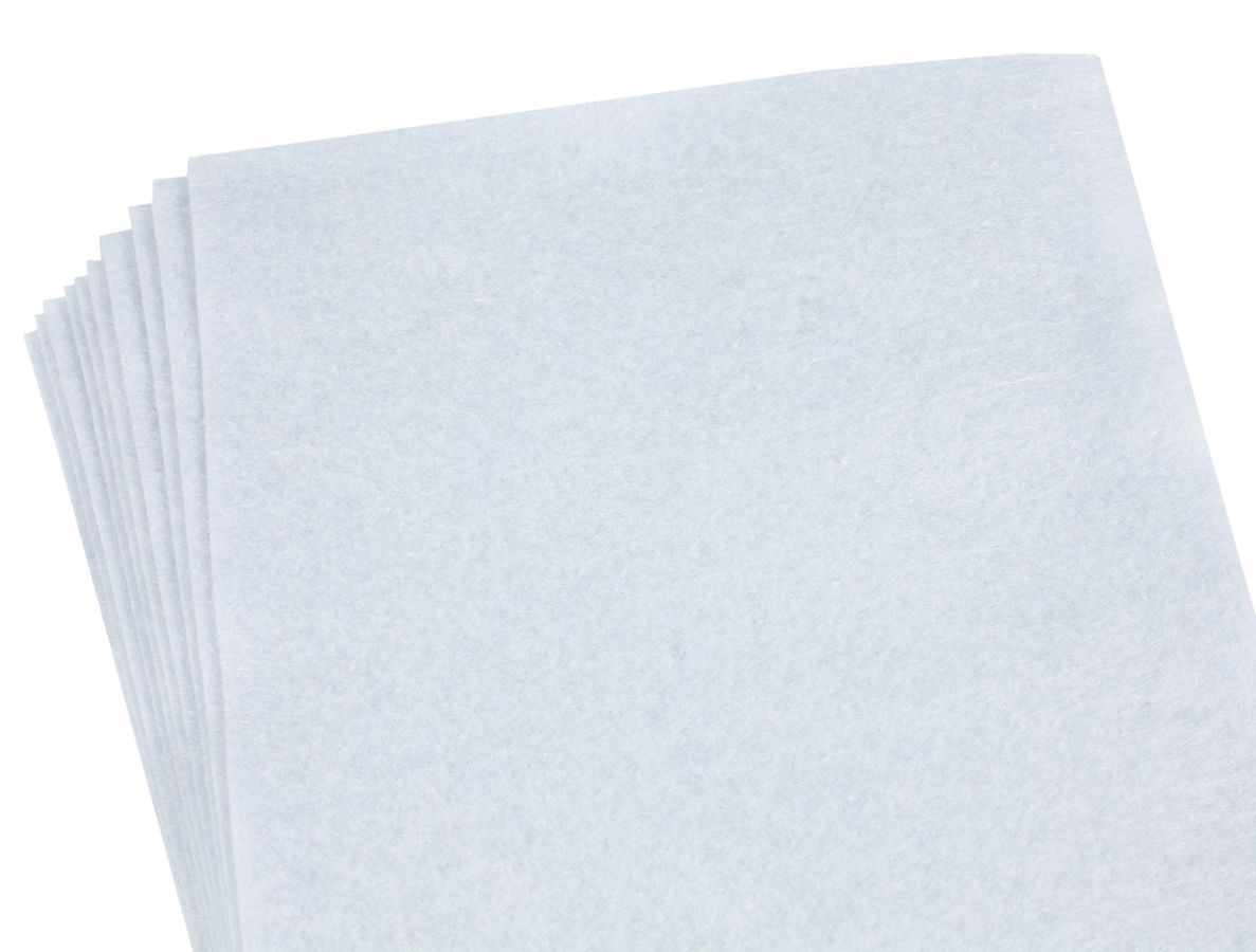 Фетр 1.2мм,  10 аркушів 21х29,7  -  білий (17SQ027)