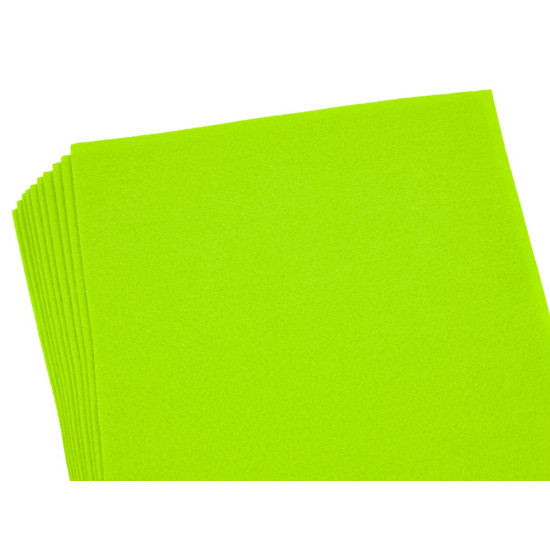 Фетр Medium MHQ170-043  20 * 30см,  10 аркушів, 1.2мм, світло-салатовий (170MHQ-043)