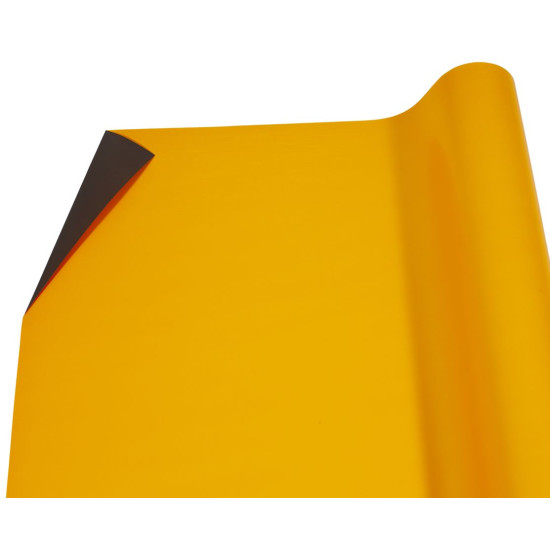 Плівка матова для квітів, 0,6мх9ярд,   двостороння оранжевый+шоколад (P2TD-35)