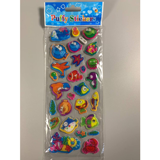 Наклейки 24 х 9см, 20шт/уп Різнокольоровий Unison (SK-102)