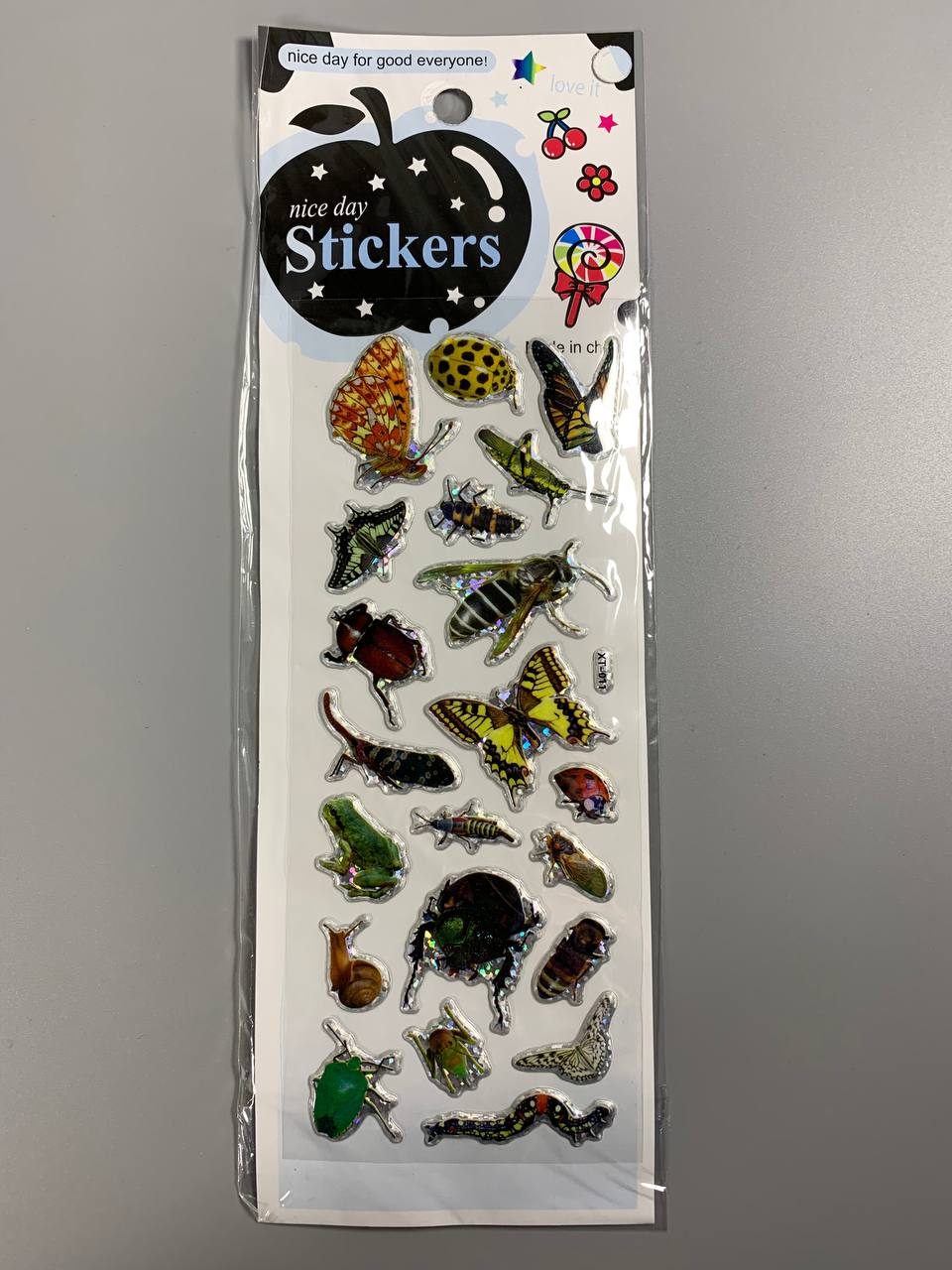 Наклейки 25 х 8см, 20шт/уп Різнокольоровий Unison (XT-011)