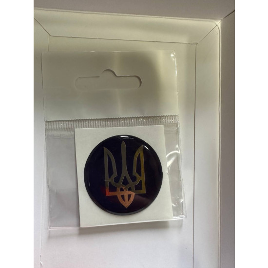 Наклейка   об'ємна 3D  "Герб України" ,  -35мм (SSU-1015)