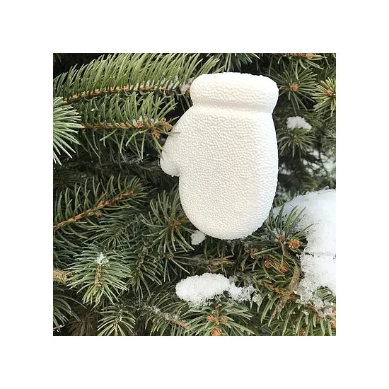 Заготовка из пенопласта "Варежка" 3D 10см (FD - Mitten - 10)