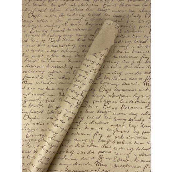 Эко - крафт, бумага подарочная, 0,6 х 6м, 80г (ECP003.2)