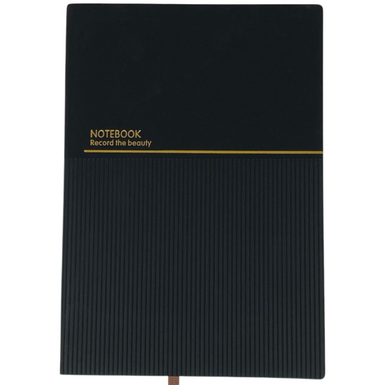 Блокнот А5, 100 аркушів, 70гр, чорний (25-73 black)