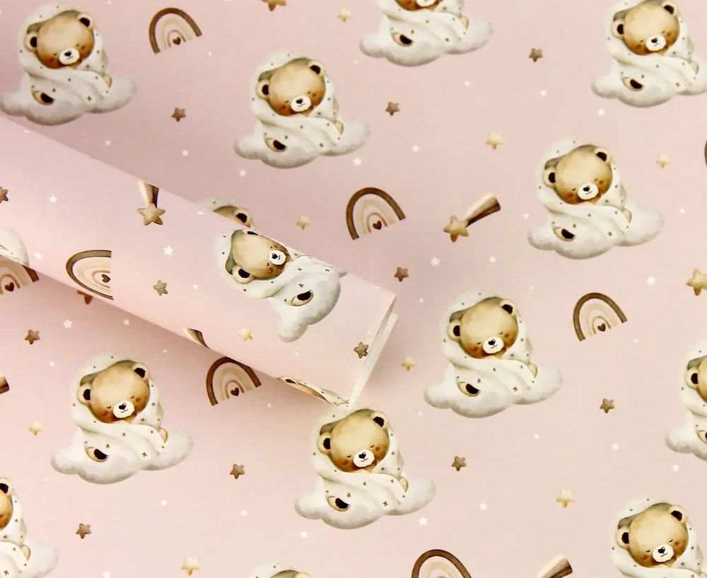 Папір для пакування подарунків 10 листів - 100 х 70см 50г (PCZ10070-10-605)