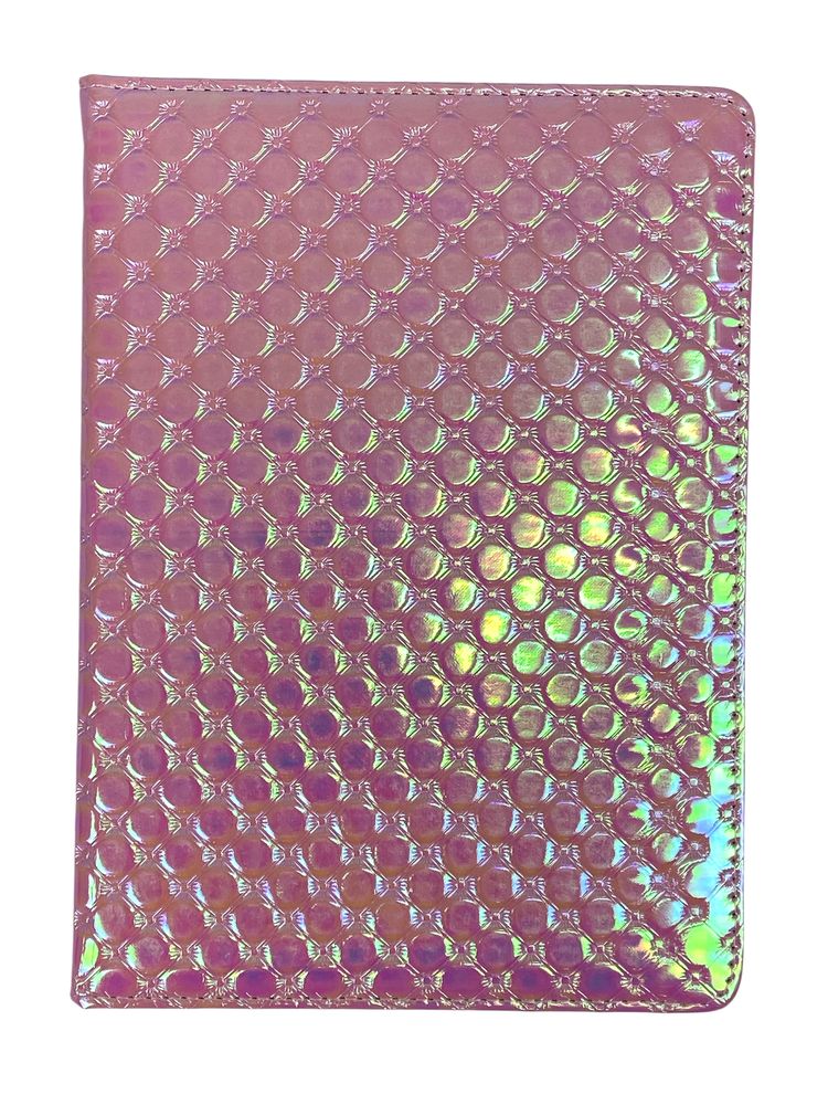 Щоденник шкір/зам 24 х 17,5см Голографічний стьобани (0025-7)