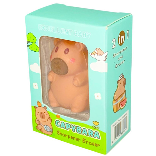 Ластик - точилка  Капибара (L8909)