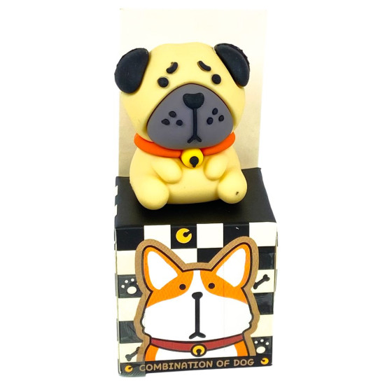 Ластик собачки 3см, мікс (ZF7225)