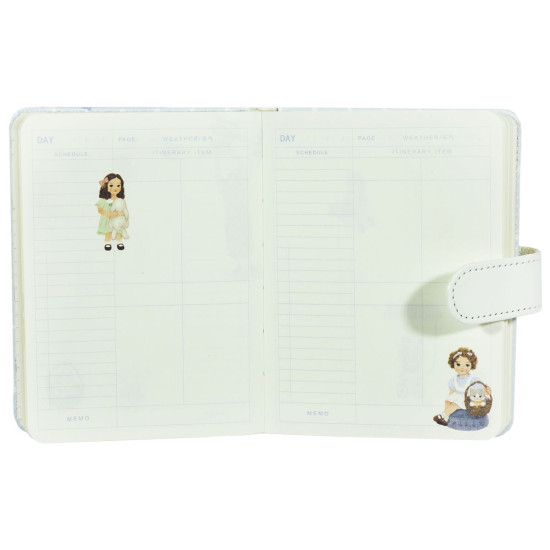 Блокнот LB64K44-3182, 64K,  шкірзам хлястик, 112 аркушів 4 диз (LB64K44-3182)