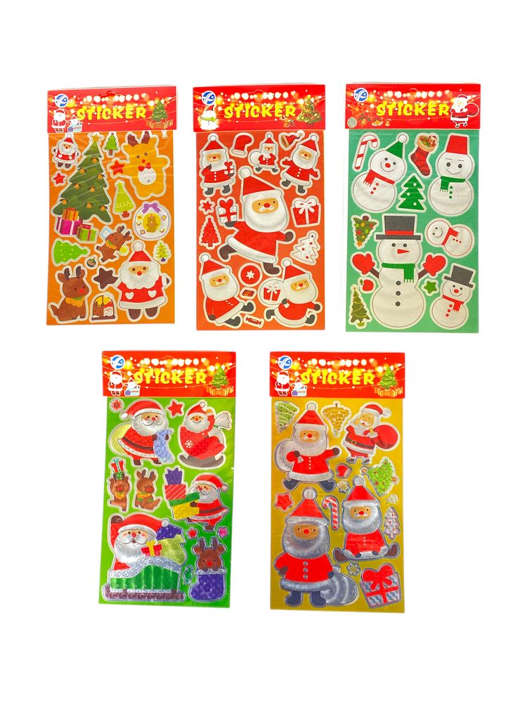 Наліпка новорічна лазерна13 х 24,5см (QS-DD)