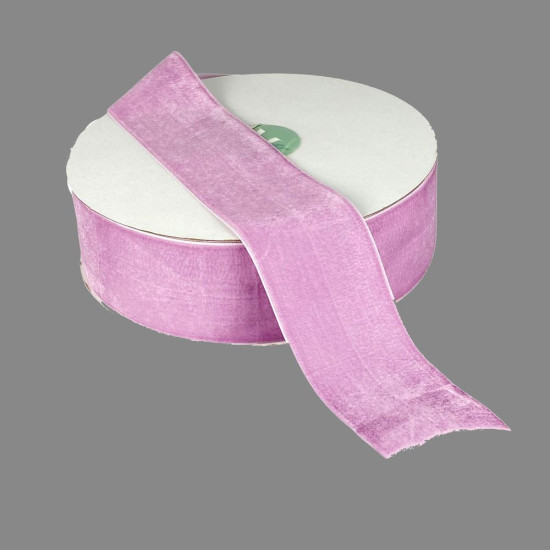 Оксамитова стрічка  5 см (±5мм) х 20 ярдів Рожевий Marill (D00850- C 38)