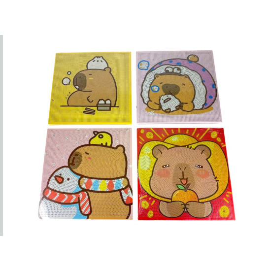 Алмазна мозаїка 30 х 30см Капібара (11117)