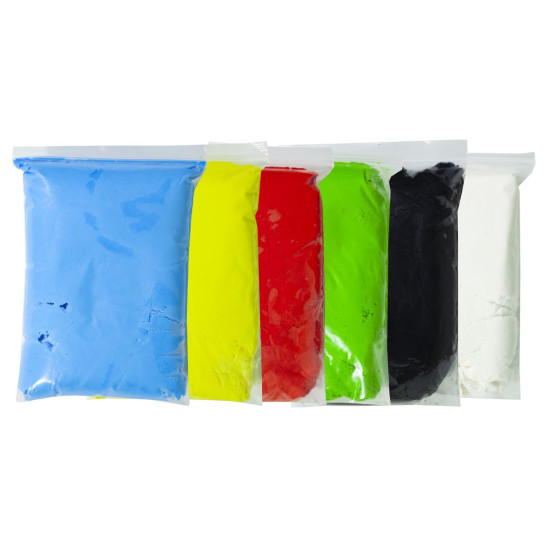 Пластилін супер легкий  80g.,  mix6 (0423)