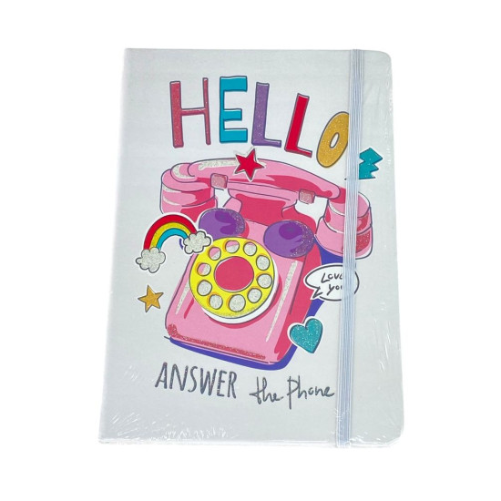 Зошит А5 картонна обкладинка 80 аркушів 80 гр,  клітинка 5 х 5мм  Ретро (A5-103)