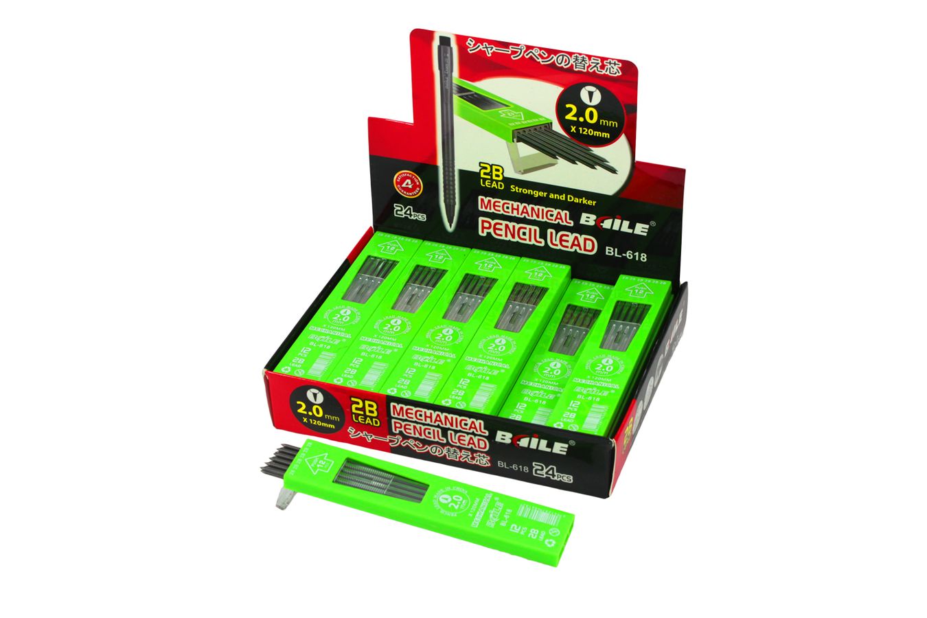 Стержень графитовый 2мм Unison (BL-618)