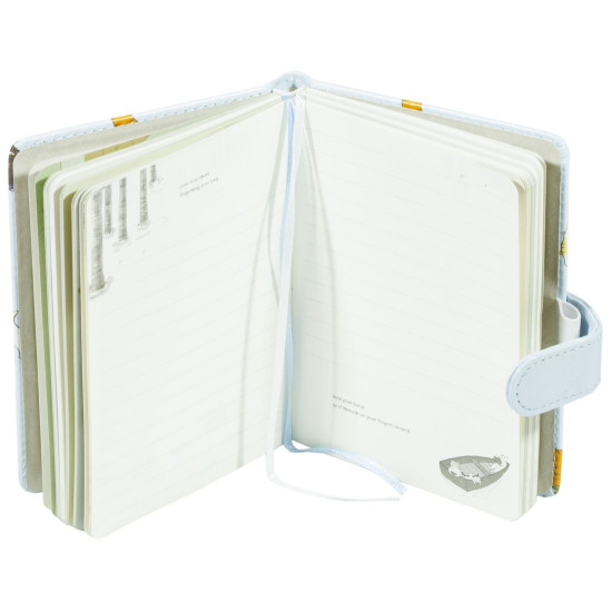 Блокнот JGPB501284-6071, 50K, 10.5x14.8cm,  шкірзам хлястик, 128 аркушів 4 кольори (JGPB501284-6071)