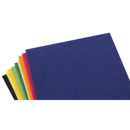 Фетр 20 х 30см, 1,2мм,10 аркушів, MIX Різнокольоровий Unison (170HQMIX-2)