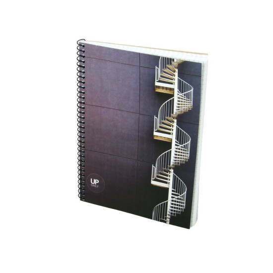 Блокнот А5 картон, #, бічна пружина , 100арк., 15х20см (БСБ-100)