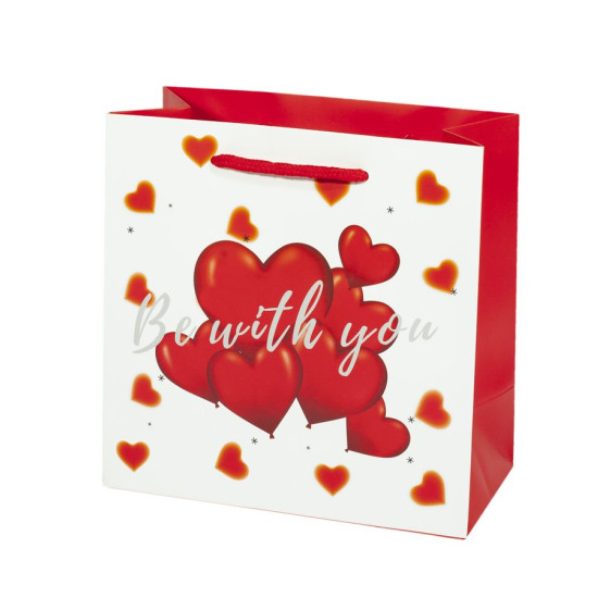 Пакет подарунковий 001-69M, be with you, 210g , 20х20х10см (001-69M)