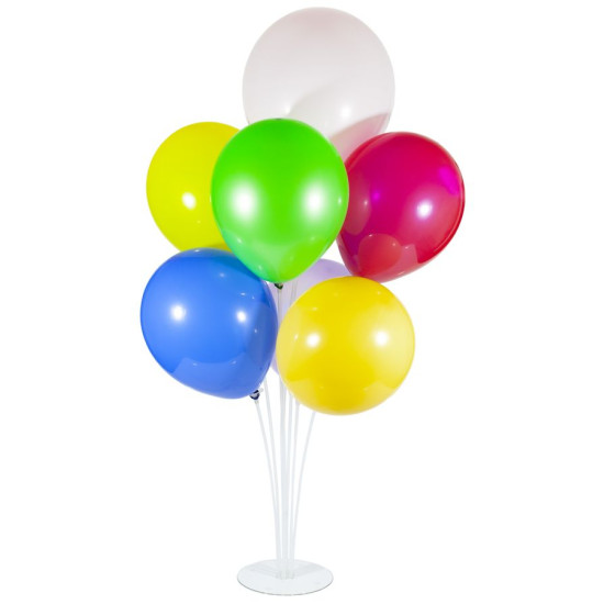 Підставка пластикова для 7 повітряних кульок, 70см Білий Pelican (836801)