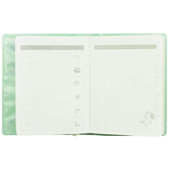 Блокнот LB64K34-3301, 64K,  шкірзам хлястик, 144 аркушів 4 диз (LB64K34-3301)