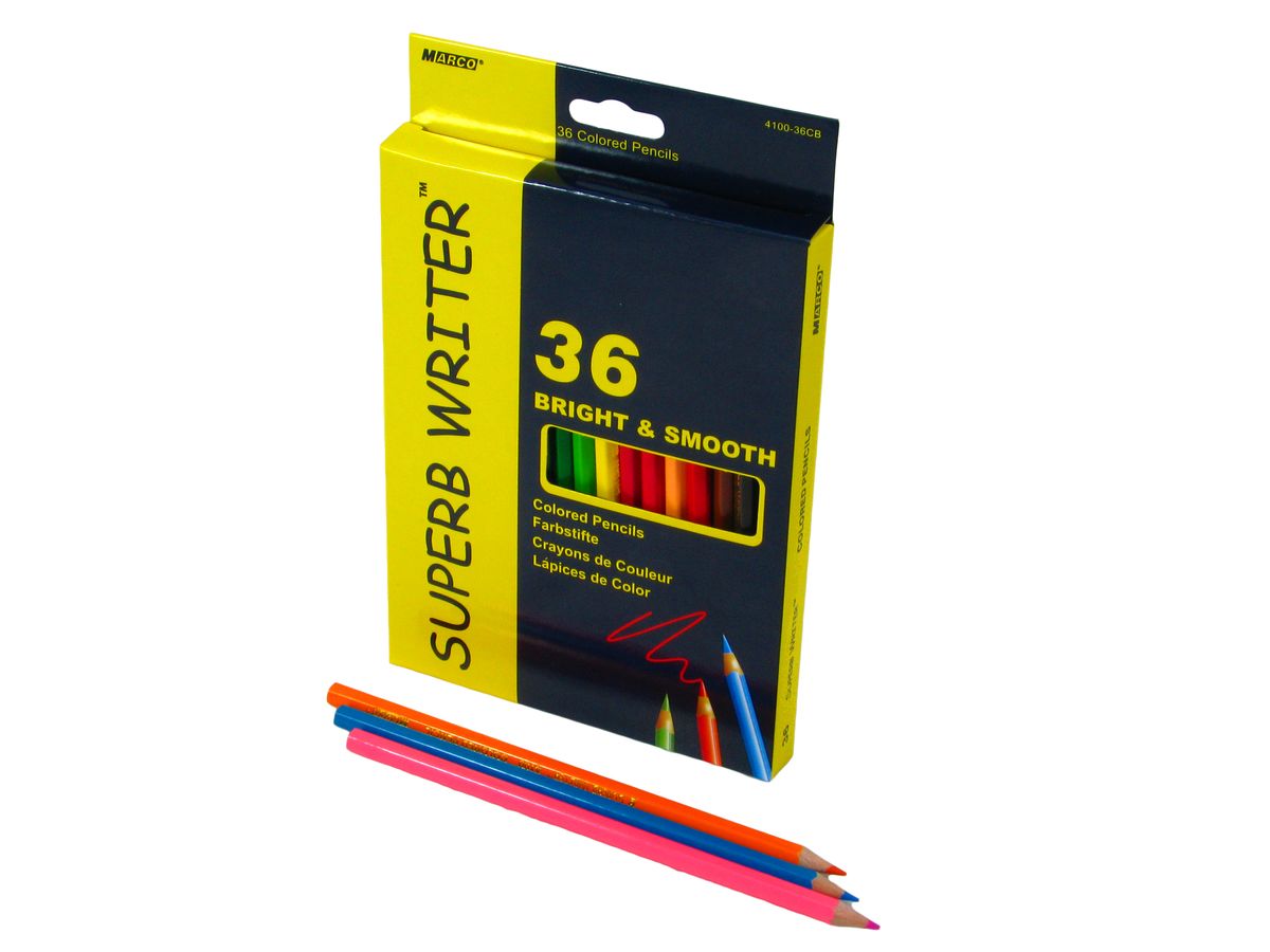 Олівці Marco 36 кольорів Різнокольоровий Unison (4100-36CB)