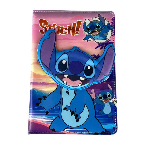 Блокнот-антистрес А5 96 аркушів, обкладинка  3D "Стіч" 13 х 19см, кольорові аркуши (SC-22-1)