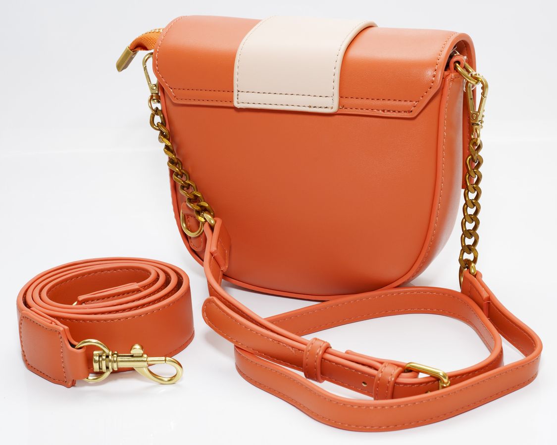 Сумка жіноча помаранчева 16х18,5см екошкіра (9010 orange)