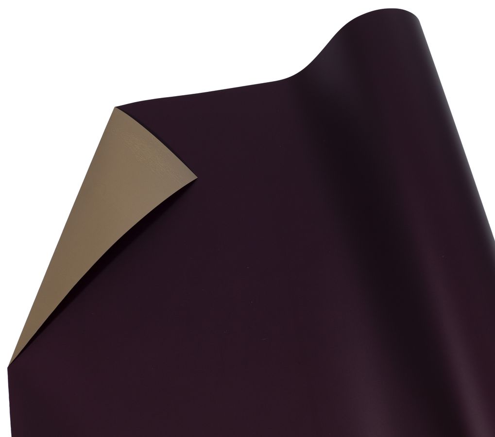 Плівка матова для квітів,  0,6мх9ярд,   двостороння шоколад+какао (P2TD-23)