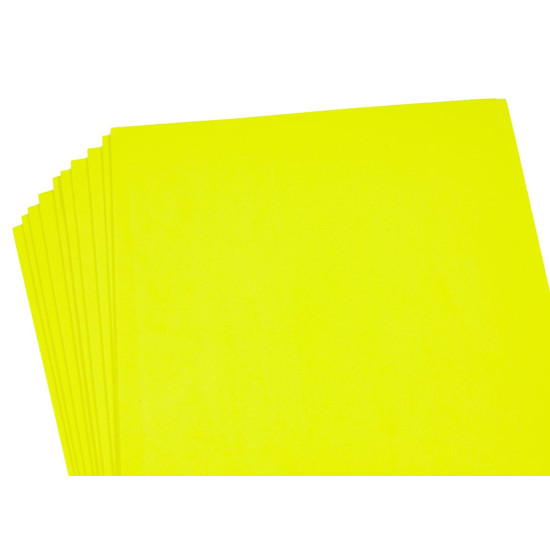 Фоаміран 2мм,  10 аркушів 20х30 - Жовтий (1904)