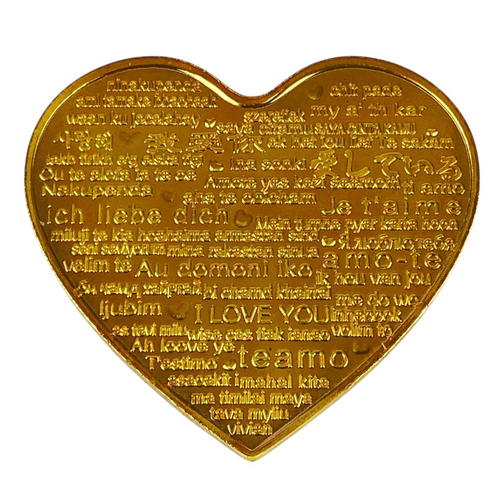 Монета-сувенир Roses of love, 4см в капсулах (Cs - 1008)