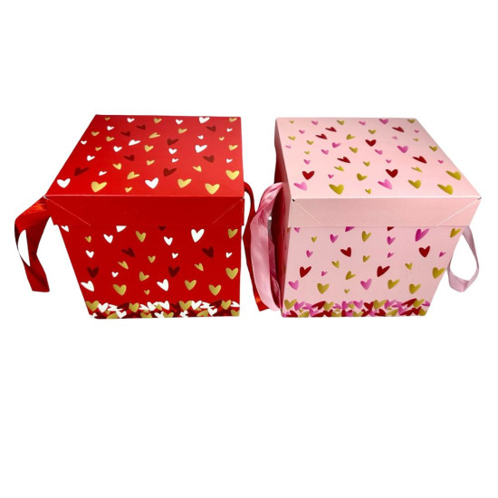 Коробка-бокс розбірна 15 x 15 x 15см (12шт/уп) (11382-12M)