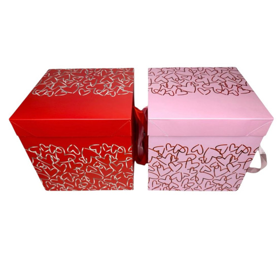 Коробка-бокс розбірна 20 x 20 x 20см (12шт/уп) (11382-57L)