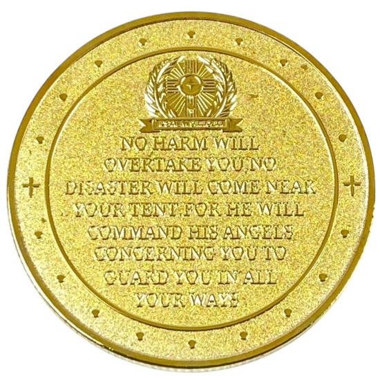 Монета-сувенир Archangel Michael золото, 4см в капсулах (Cs - 1017)