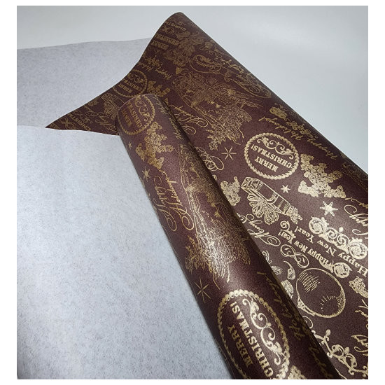 Папір новорічний для пакування подарунків 70см х 7 м (Пт 875.1)