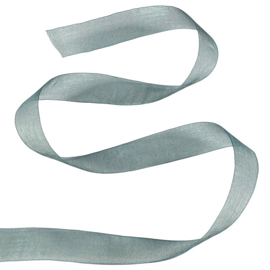 Лента с органзы  "можжевельник" 2,0 см х  50 ярдов Зеленый Marill (D02020-bk24)