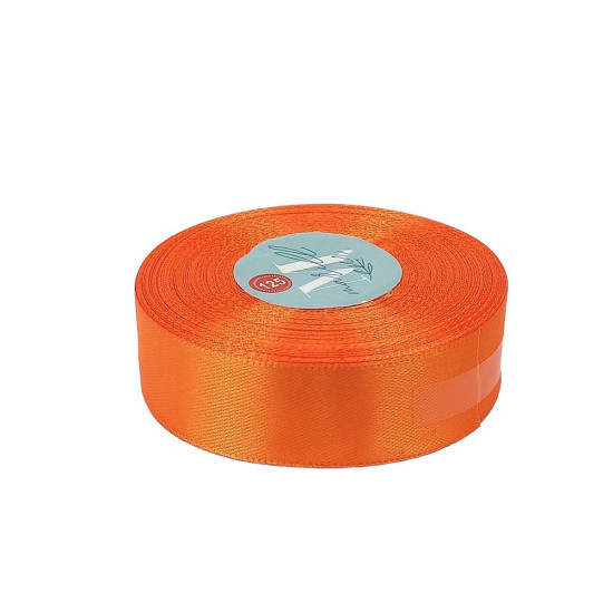 Атласная лента 2,5см x 33м Оранжевый Marill (LA2533-151)