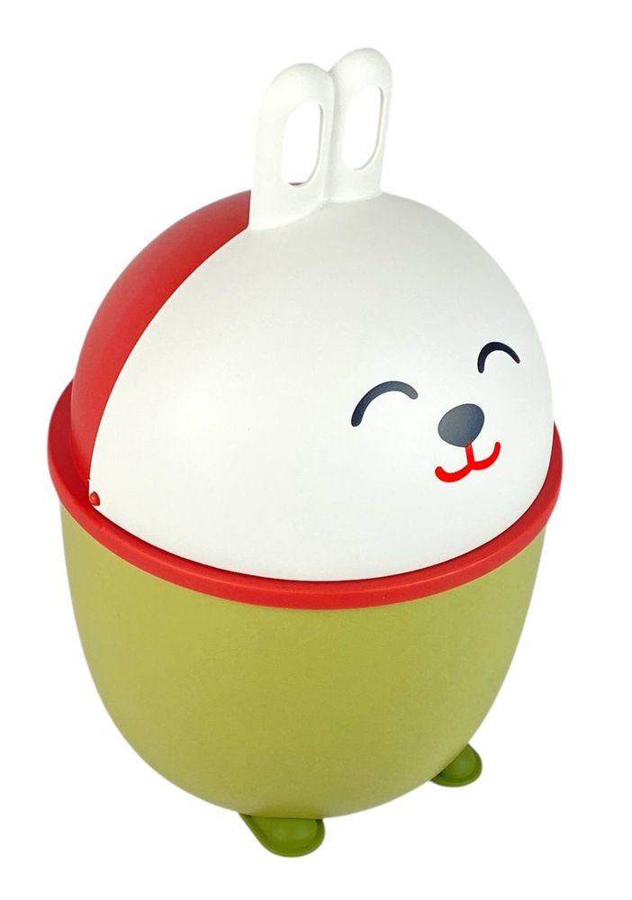 Настільний сміттєвий контейнер  1,2л, h=18см Зайчик (ST-0409)