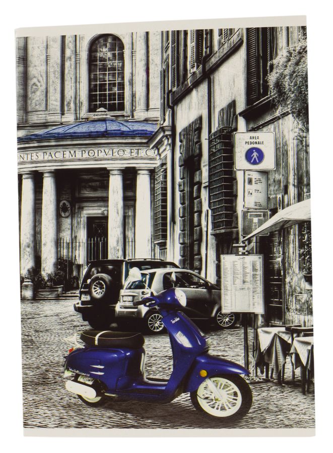 Записная книга А5 36 листов в клеточку Серый Ofort (CS5236K)