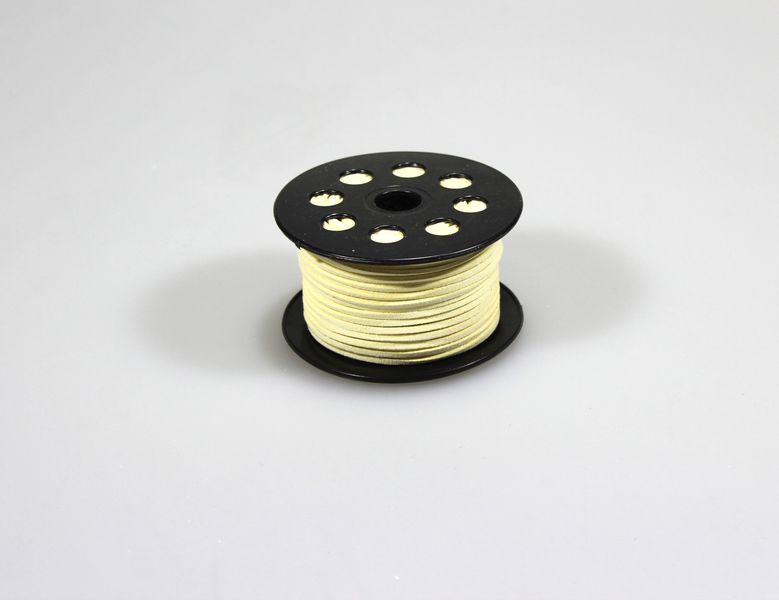 Шнур шкіряний декоративний 2мм х 50м кремовий Жовтий Unison (R.YPS Cream)