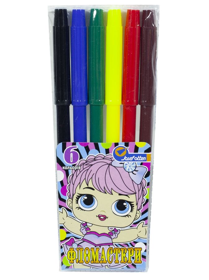 Фломастер 6 цветов, 828CV_6 (828CV_6)