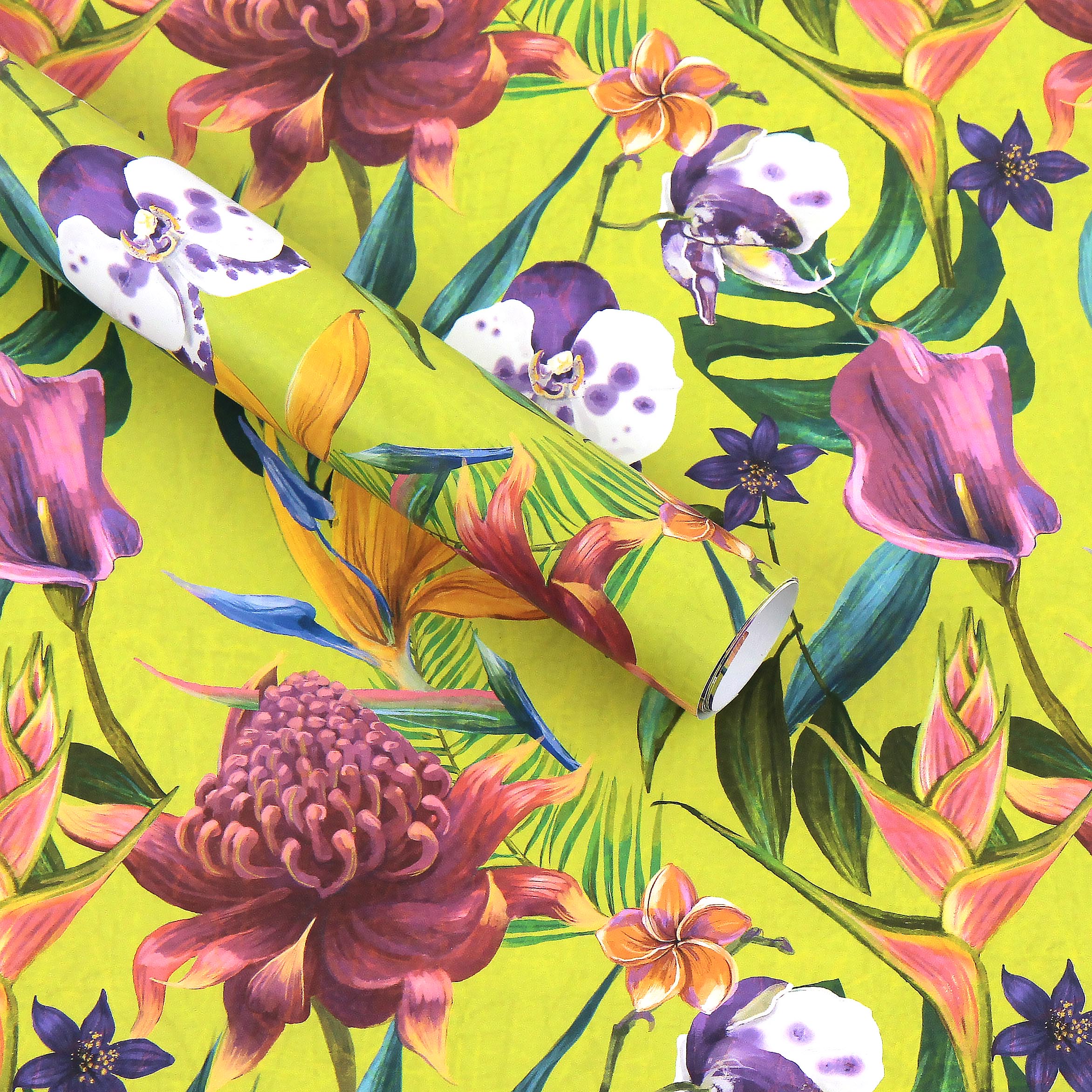 Бумага для упаковки подарков 10 листов  100 х 70см 50г Разноцветный Unison (PCZ10070-10-469)