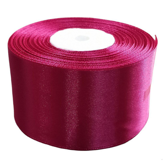 Атласная лента 5см (±5мм) x 33м Розовый Unison (LA5033-28)