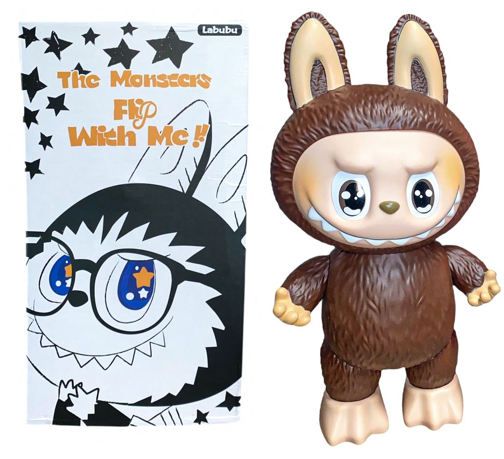 Колекційна велика фігура 40 х 20см Labubu (пластик) (TCL-053 chocolate)